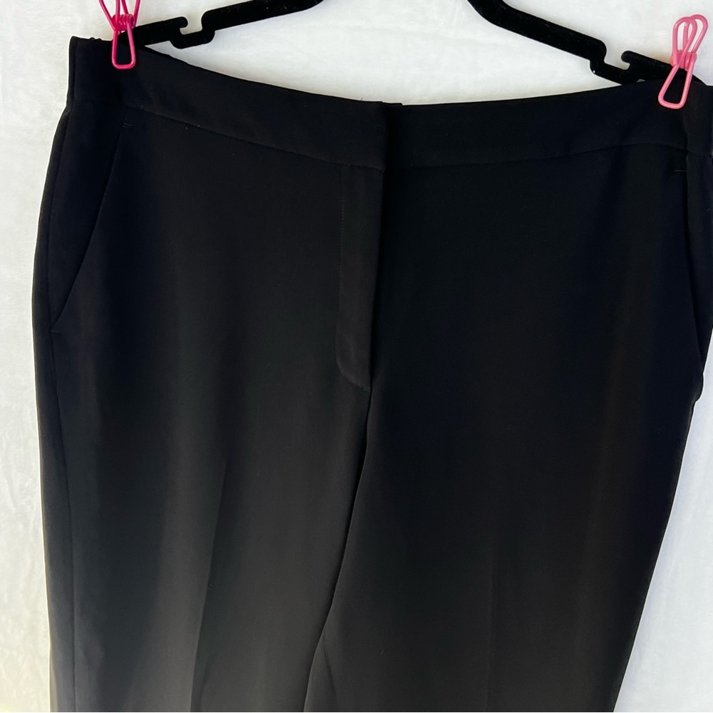 Plus Size J. Crew Black Dress Pants Loose Flowy Business Casual Elastic Size 14 - Picture 14 of 14